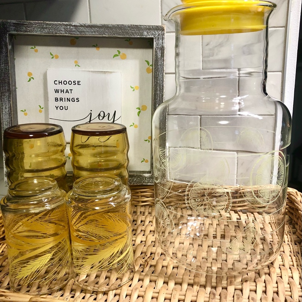 Pyrex juice pitcher